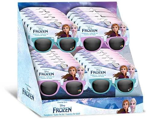 Frozen vaikiškų akinių nuo saulės prekybinis stendas