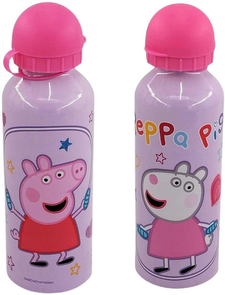 Kids Euroswan Gertuvė "peppa Pig" 500ml Aliumininė Vaikams