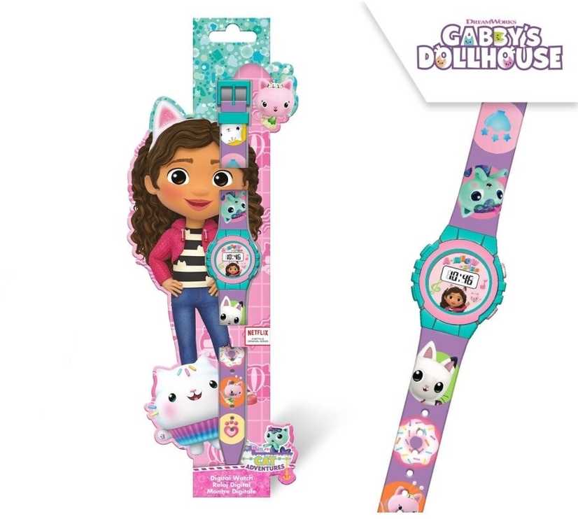 Skaitmeninis laikrodis Gabby's Dollhouse KiDS Licensing