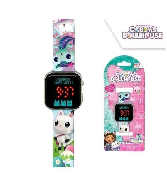 Laikrodis su LED ekranu Gabbys Dollhouse KiDS Licensing