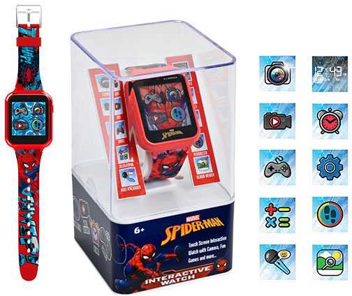 Interaktyvus išmanusis laikrodis Spiderman SPD4588 KiDS Licensing