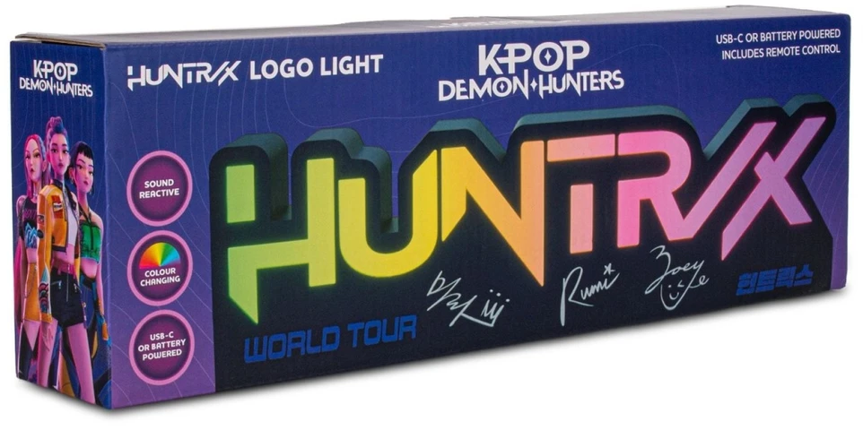 Kids Euroswan - Akcesoria licencyjne Kids Euroswan - Priedai licencyjne Daugiaspalvė LED lempa K-POP Demon Hunters Huntrix