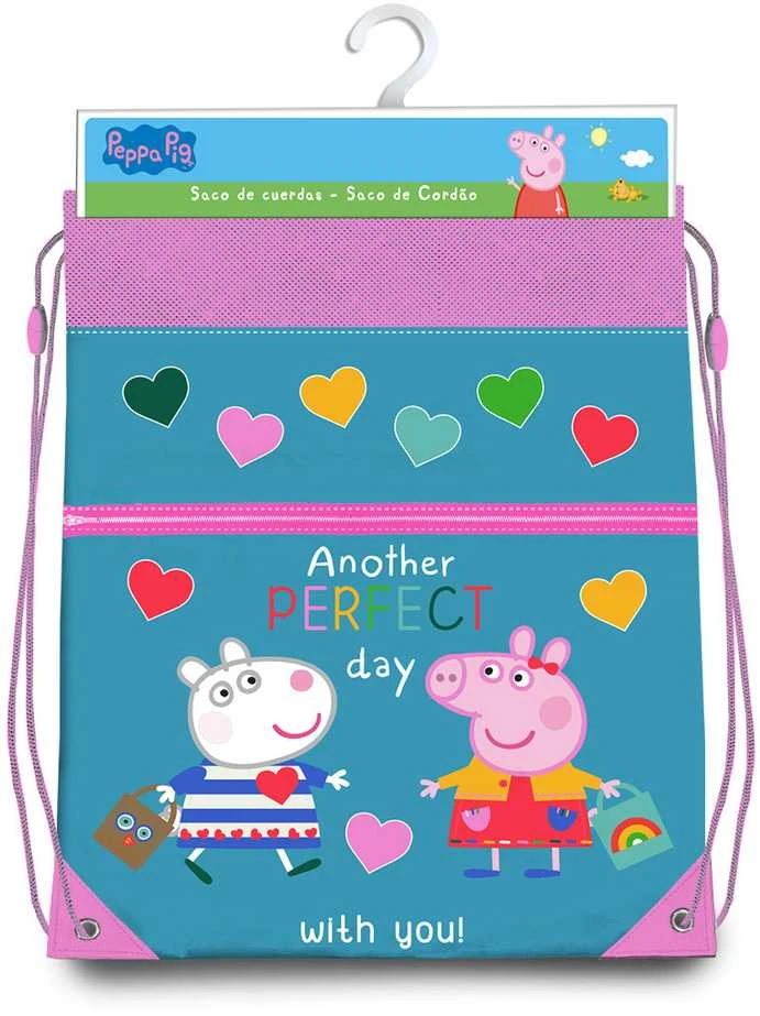 Peppa Pig sportinis krepšys treniruoklių krepšys 42 cm