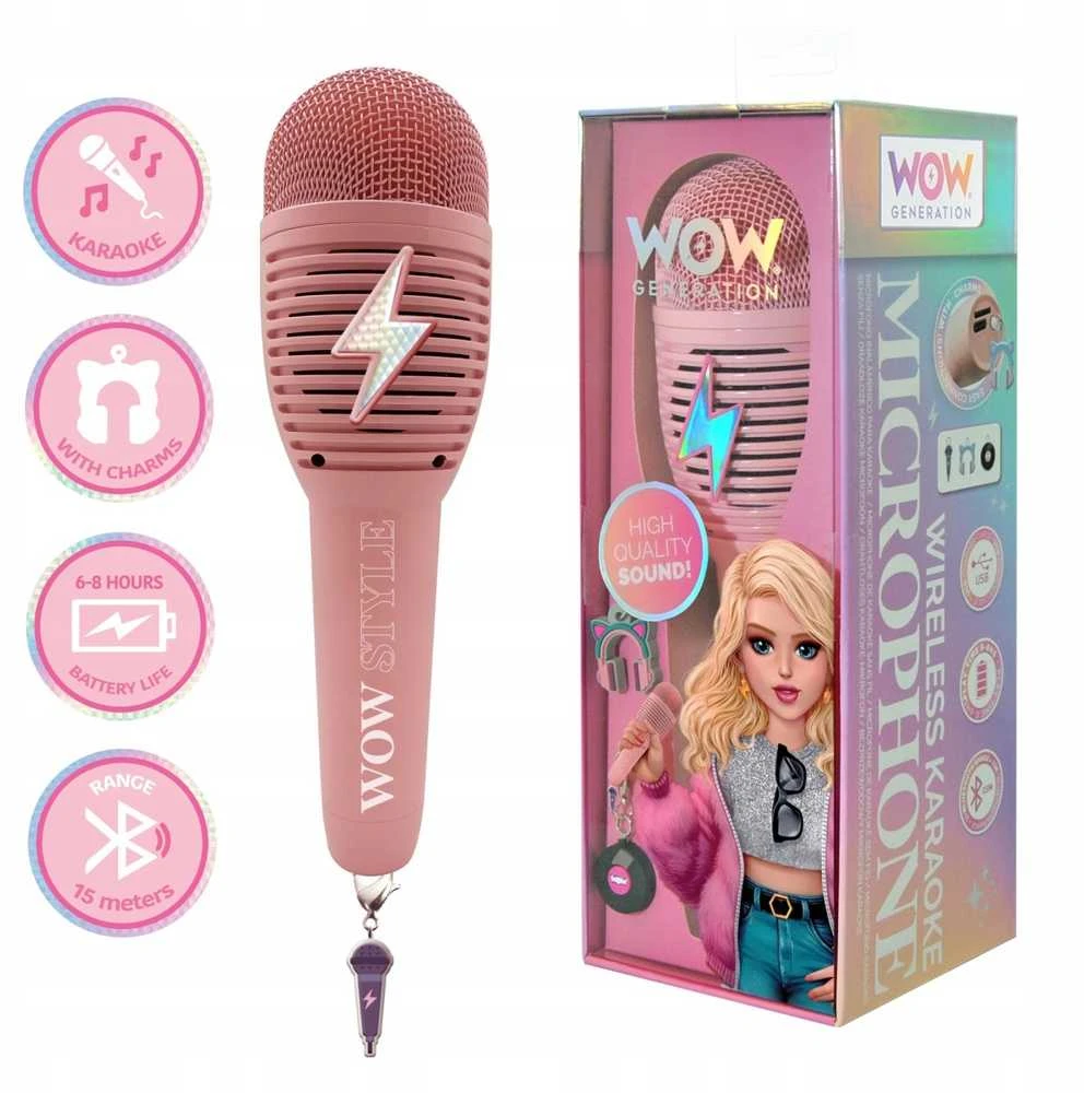 Bigbuy Fun Vaikų licencijavimas „WoW Generation“ mikrofonams WOW00029