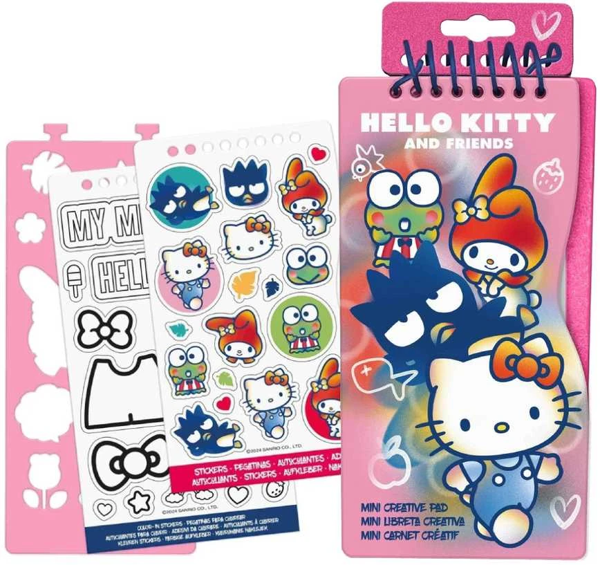 Kids Euroswan - Akcesoria licencyjne Kids Euroswan Hiszpania *****Hello Kitty lipdukų rinkinys, trafaretai HK50143 87007