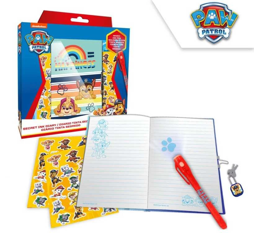 Kids Licensing Paw Patrol stebuklingo rašiklio dienoraštis