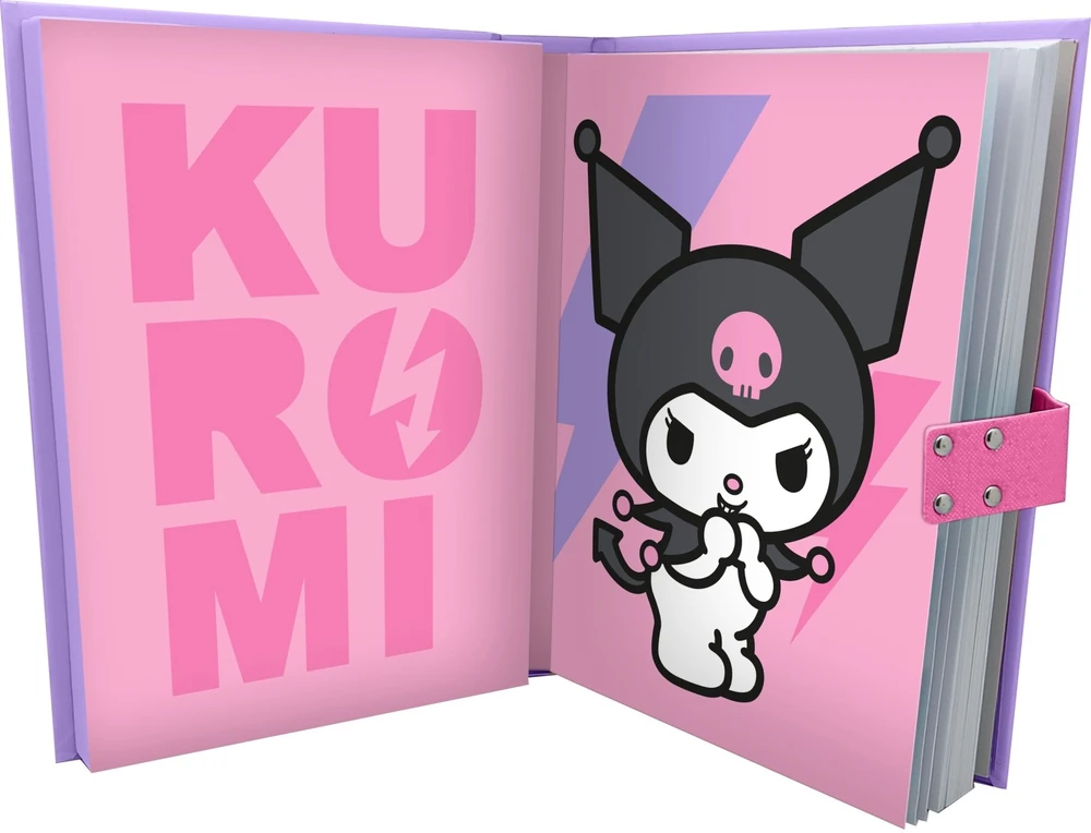 Kids Euroswan - Akcesoria licencyjne Kids Euroswan - Priedai licencyjne Pamiętnik Kuromi su kodem i muzyką