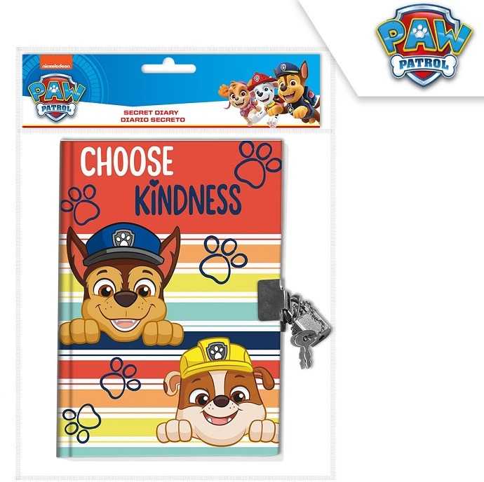 Kids Euroswan - Akcesoria licencyjne Paw Patrol dienoraštis su spynelė