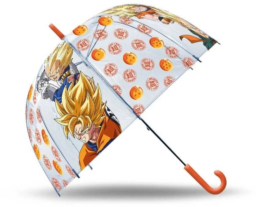 Kids Euroswan - Akcesoria licencyjne Kids Euroswan - Priedai licencyjne Rankinis permatomas skėtis – „Dragon Ball“