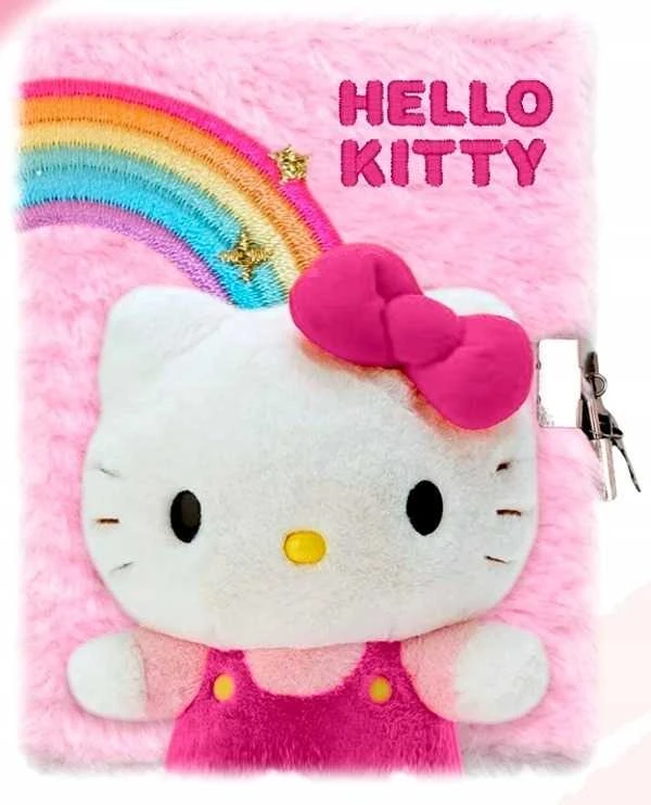 Kids Euroswan - Akcesoria licencyjne Kids Euroswan Hello Kitty pliušinis dienoraštis HK50140