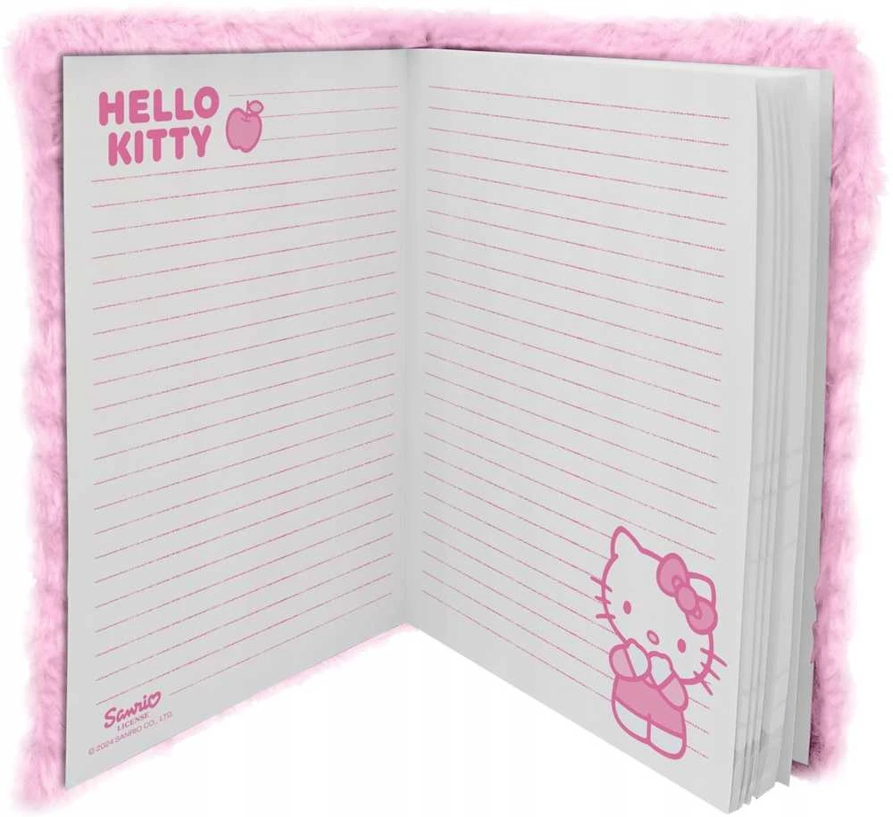 Kids Euroswan - Akcesoria licencyjne Kids Euroswan Hello Kitty pliušinis dienoraštis HK50140