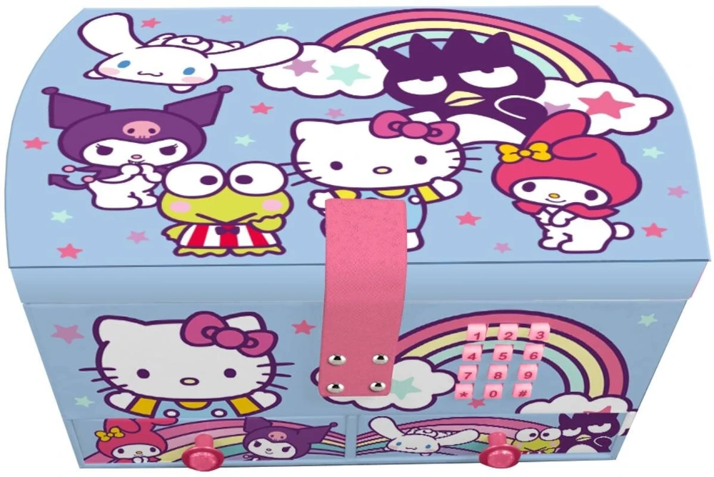 Kids Euroswan - Akcesoria licencyjne Hello Kitty papuošalų dėžutė su kodu HK50194