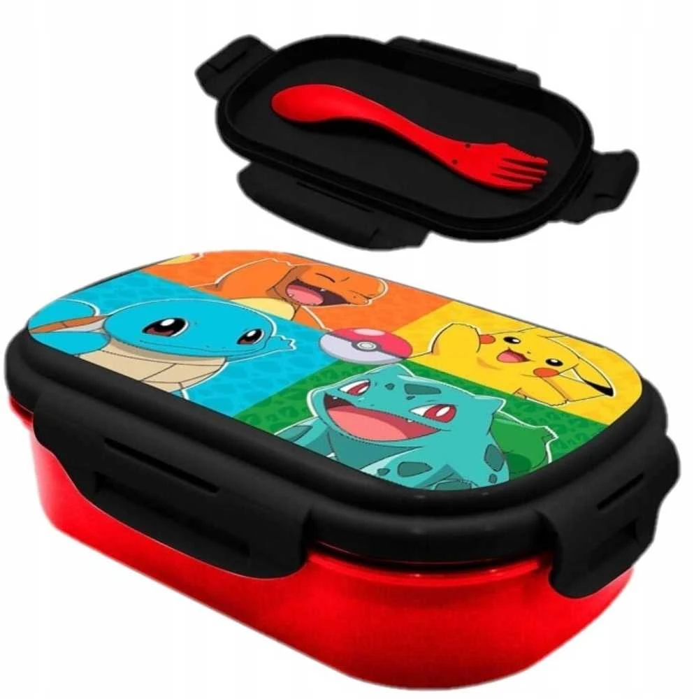 Priešpiečių dėžutė su šakute Pokemon PK00030 KiDS Licensing