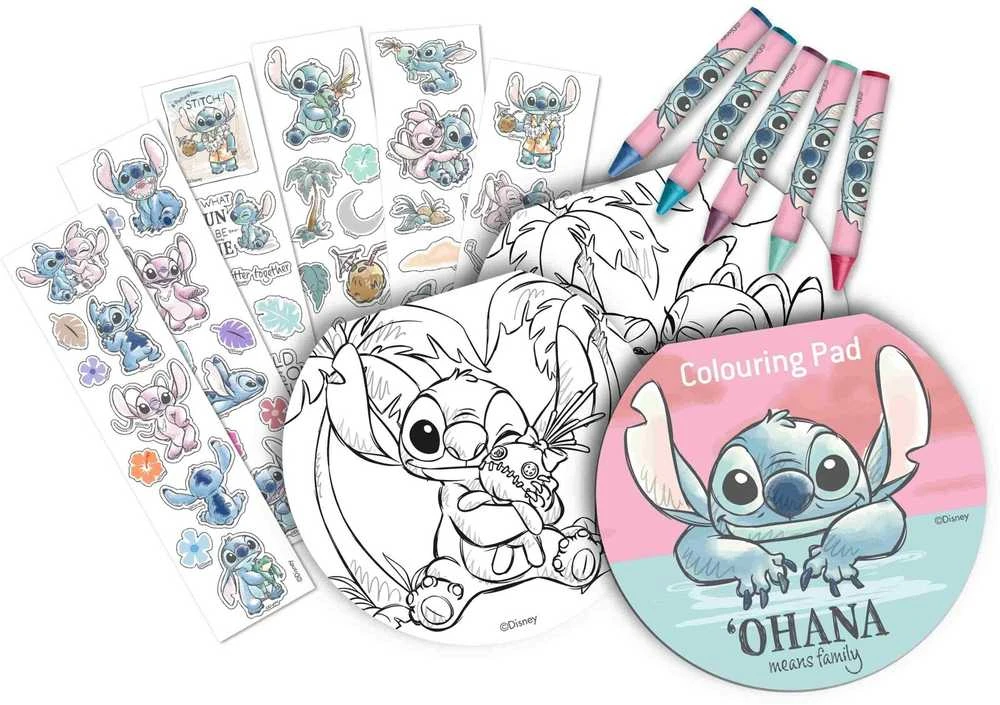 Kids Licensing Vaikams skirti „Euroswan“ – licencijuoti „Rinkinys“ spalvinimo priedai – Lilo ir Stitch