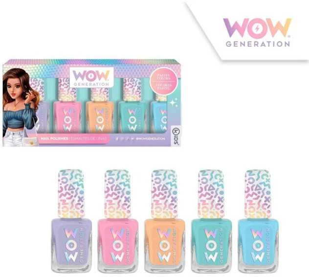 Kids Licensing Wow kartos nagų lako mergaitėms 5 kūriniai