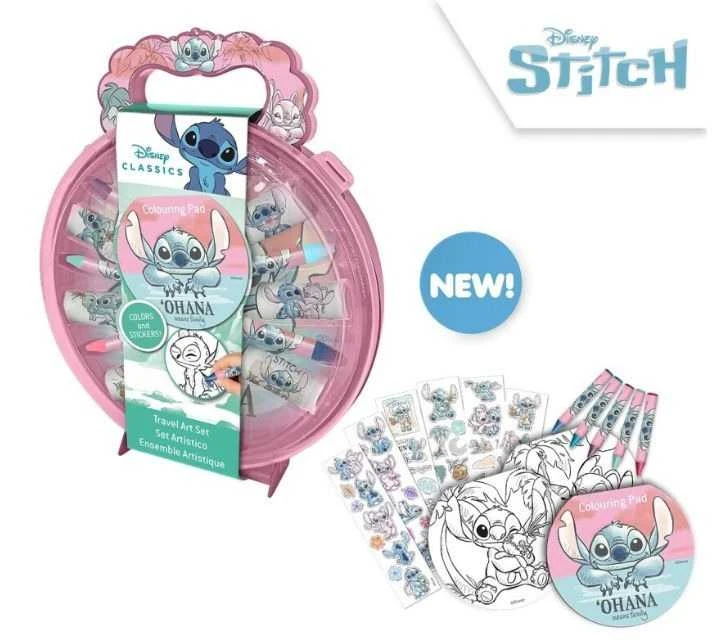 Kids Licensing Vaikams skirti „Euroswan“ – licencijuoti „Rinkinys“ spalvinimo priedai – Lilo ir Stitch