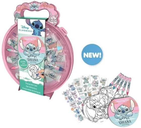 Kids Licensing Vaikams skirti „Euroswan“ – licencijuoti „Rinkinys“ spalvinimo priedai – Lilo ir Stitch