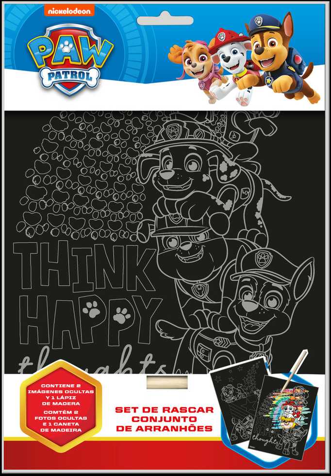 Kids Licensing PAW PATROL SCRAPER COLOR SCRATCH + DRAWING