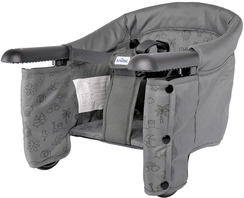 Trunki nešiojama kėdė - pilka