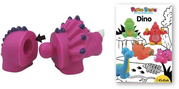 Ks Kids POPBOBLOCS-DINOZAURAS Į ORANŽINĘ (KIDS-0387)