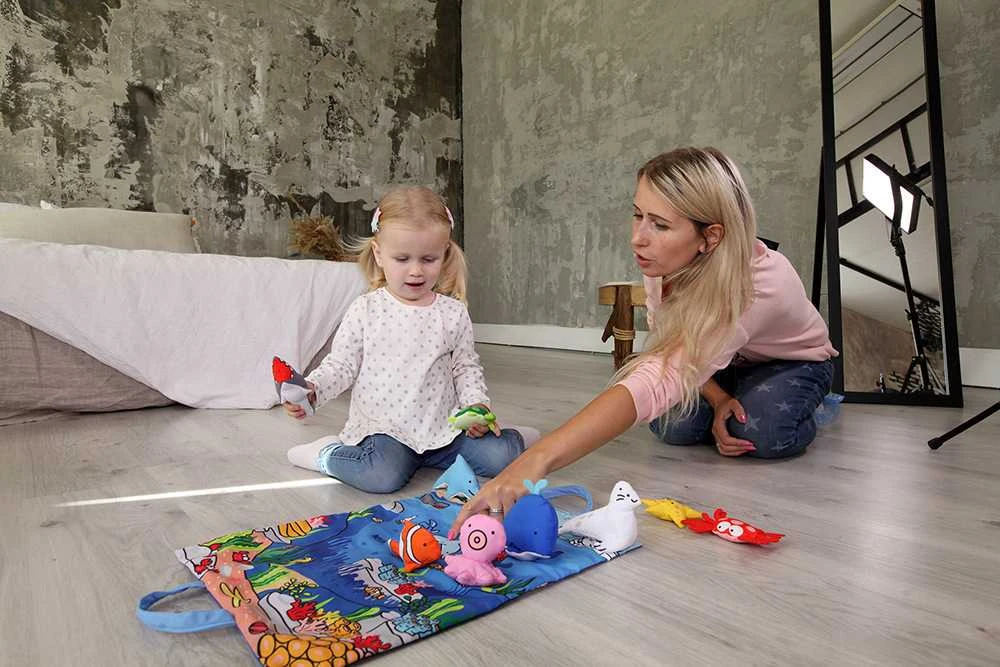 K's Kids Edukacinis kilimėlis su žaislais – Vandenynas