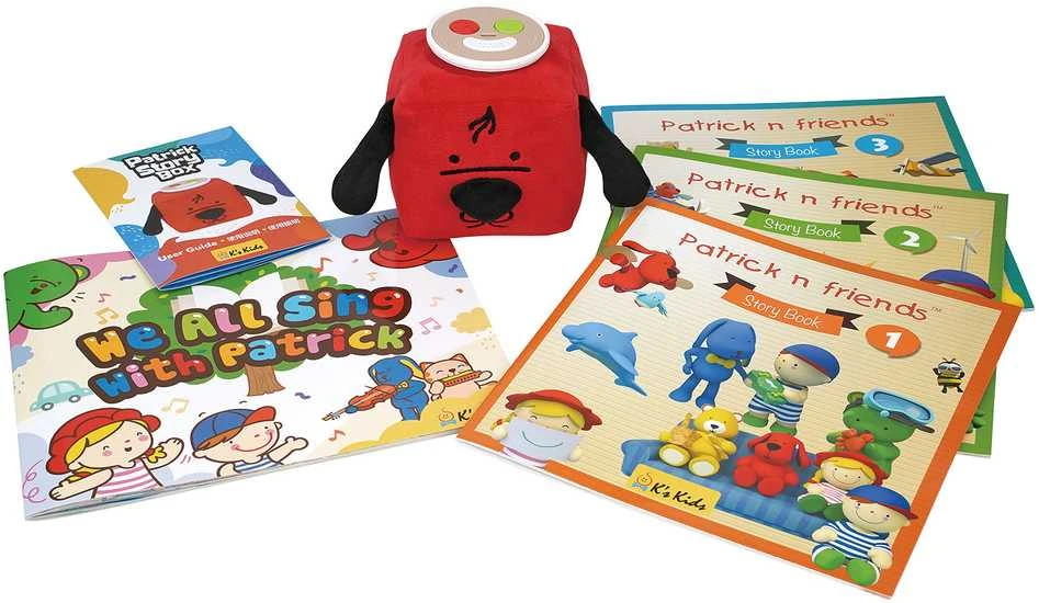 K's Kids Dėžutė Patriko knygų anglų kalba