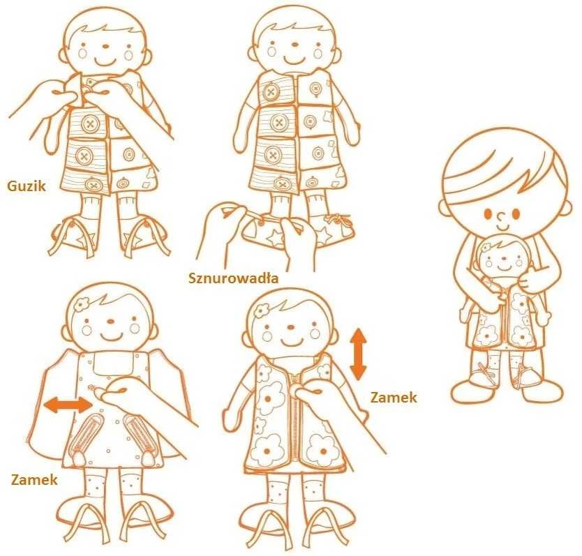 Ks Kids Training2S Lėlė apsirengimui 2 in 1