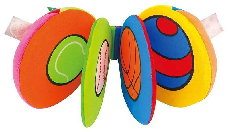 Ks Kids minkšta lavinamoji knygelė su kamuoliais