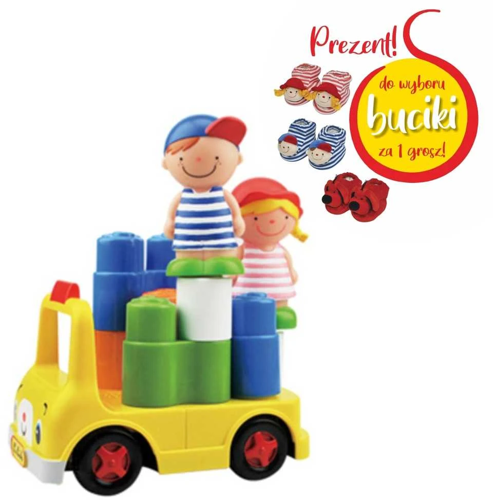 K's Kids Nuotoliniu būdu valdomas mokyklinis autobusas - kaladėlių rinkinys