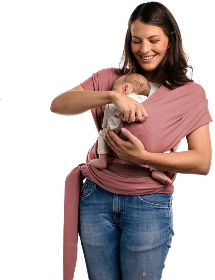 Kūdikio nešioklė Boba Wrap, rausva