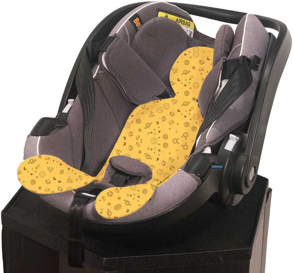 Antypotė įklotė 0-13 kg automobilinei kėdutei, miodowy kosmos