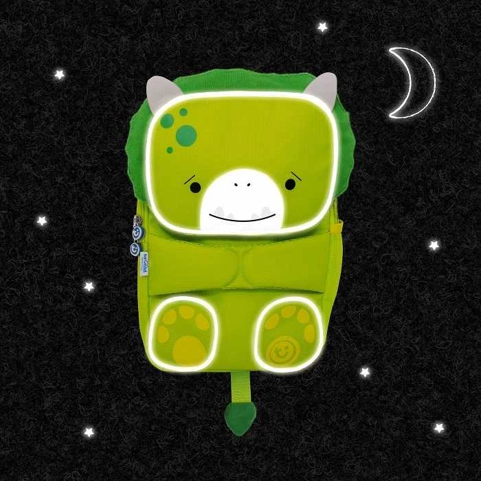 Kuprinė Toddlepak Trunki Dinozaur Dudley - žalia