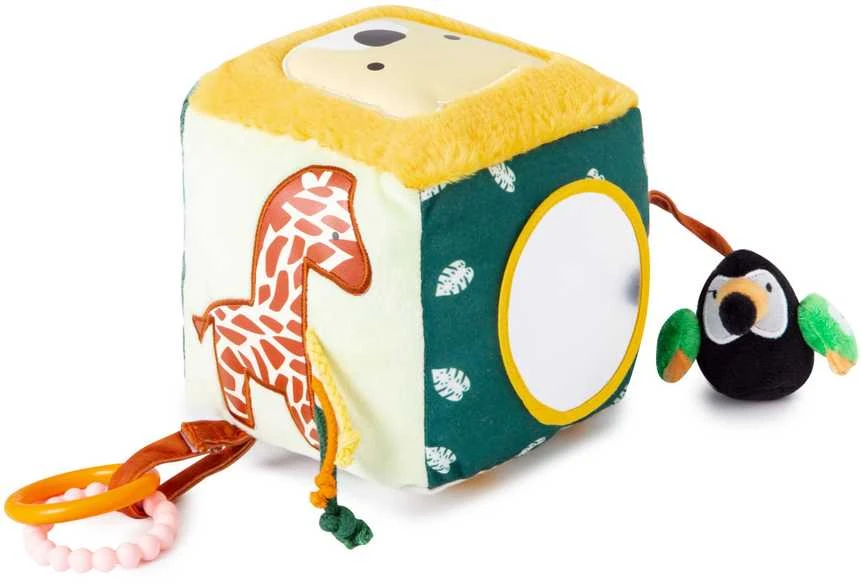 Little Big Friends Minkštas aktyvumo kubas – džiunglės