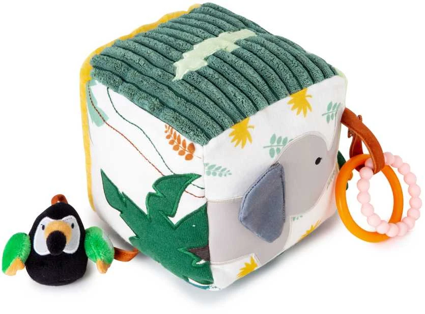 Little Big Friends Minkštas aktyvumo kubas – džiunglės