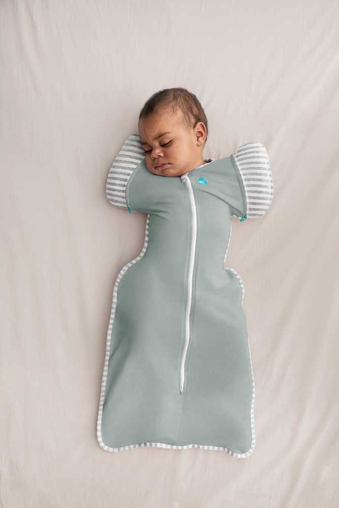 „Love To Dream Swaddle Up“ pereinamasis vystyklas – „dydis L“ – tamsiai alyvuogių spalvos – 2 žingsnis, originalus