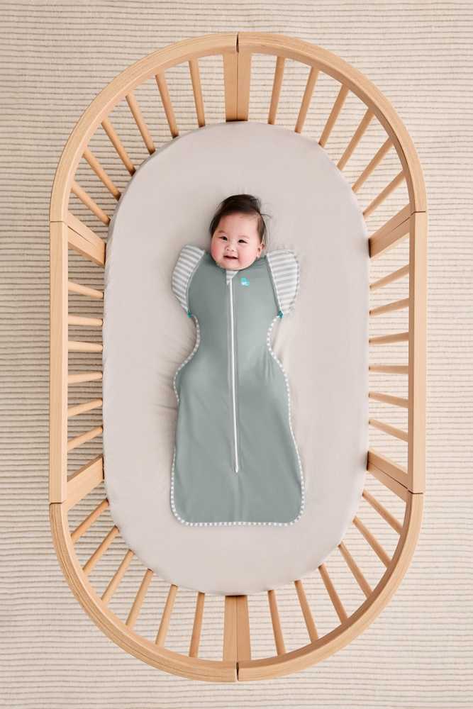 „Love To Dream Swaddle Up“ pereinamasis vystyklas – „dydis L“ – tamsiai alyvuogių spalvos – 2 žingsnis, originalus