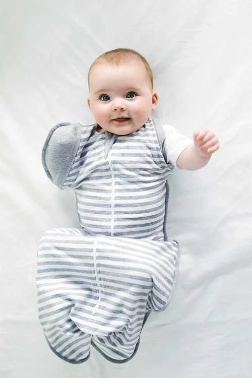 Love to Dream Vystyklas kūdikiui Swaddle UP, pilkas, L dydžio