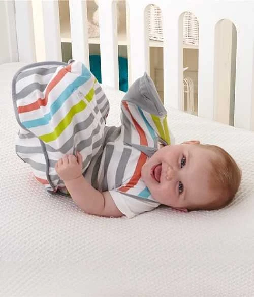 Love to Dream Vystyklas kūdikiui Swaddle UP, pilkas, L dydžio