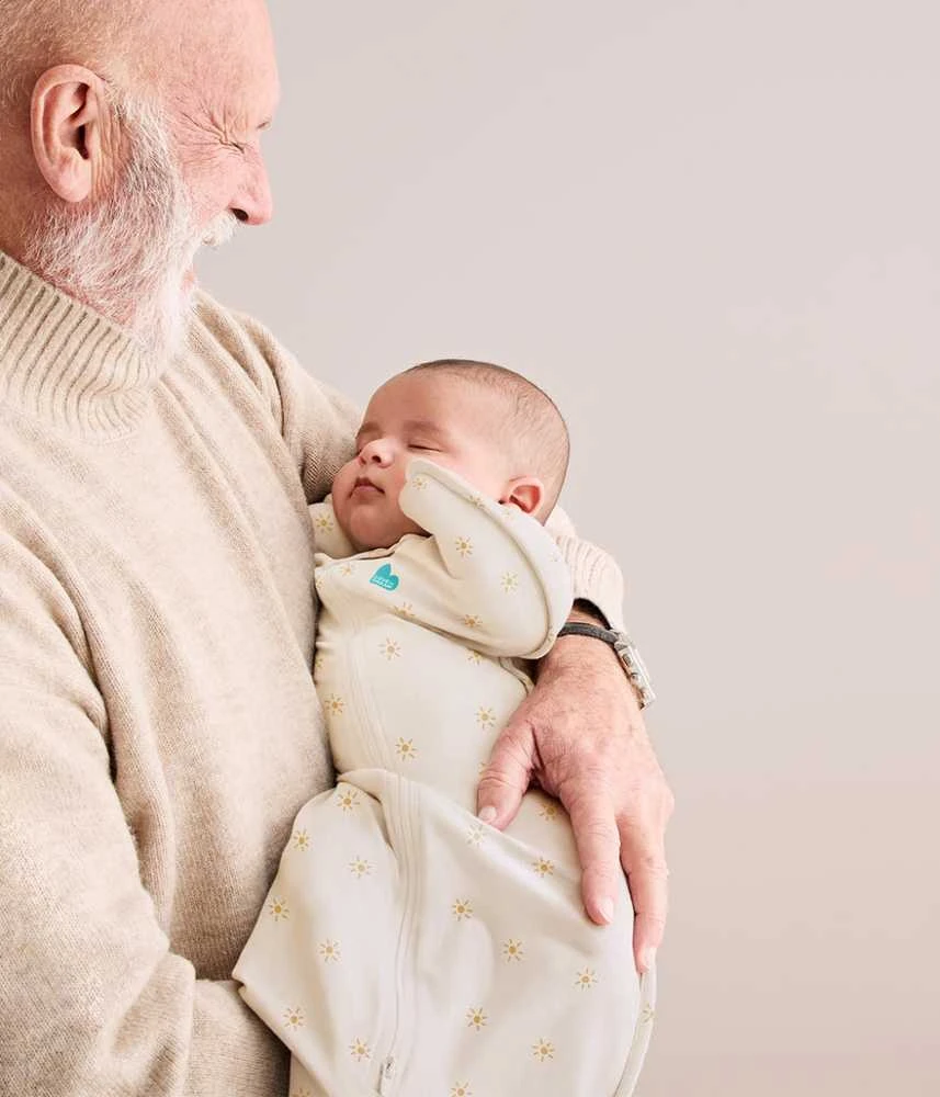 Love To Dream „Swaddle UP“ – M dydis – saulutės – 1 ŽINGSNIS – SUDĖTI 0,2