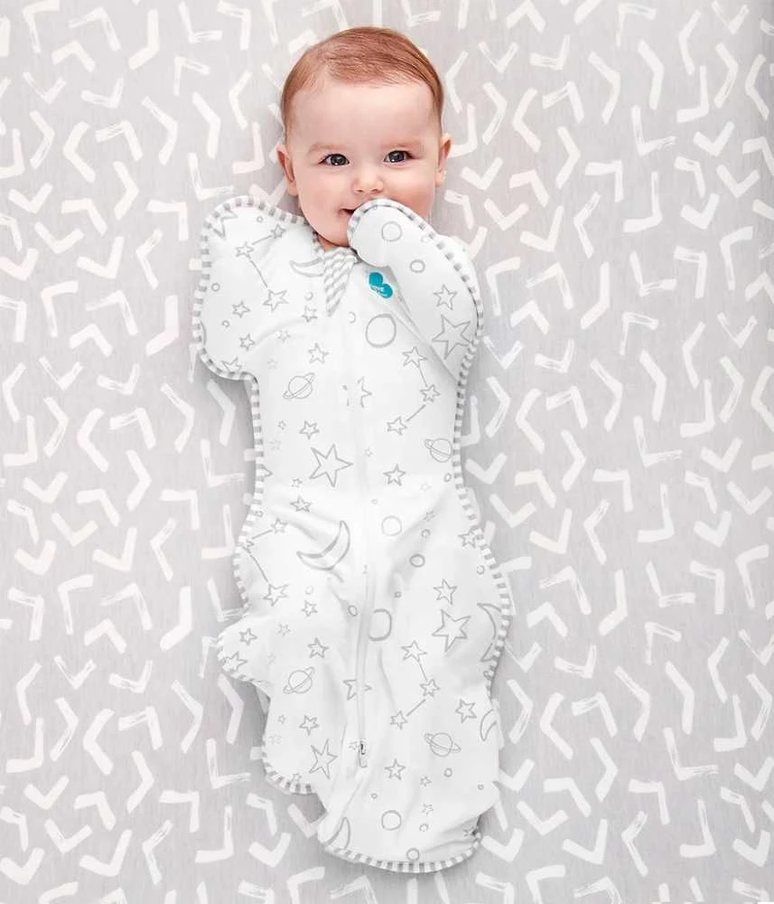 Love To Dream Swaddle UP vystyklas - XS dydis - baltas, didelė erdvė - STEP1 - 1 TOG Original