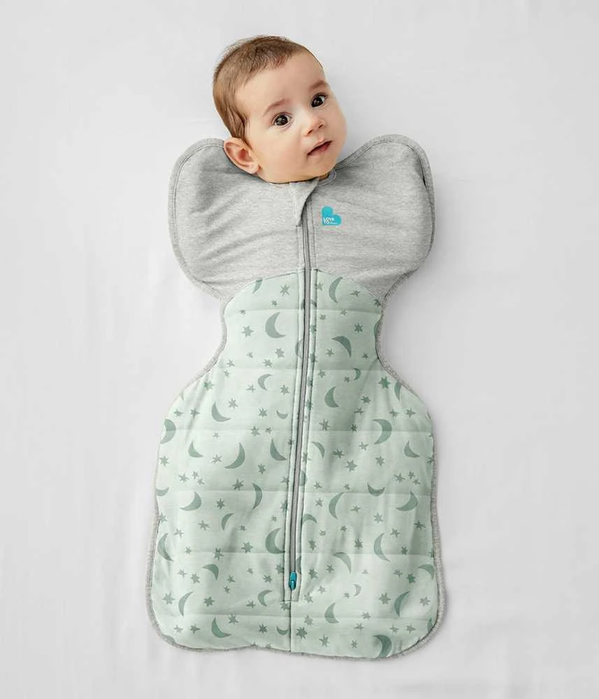 Love To Dream Swaddle UP - didis S - alyvuogių, mėnulio spalvos - 1 ŽINGSNIS Ypač šiltas