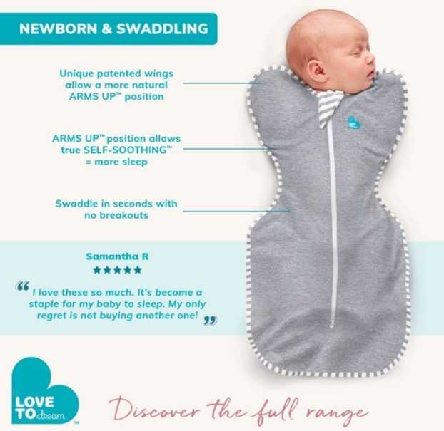 Love To Dream Vystyklas „Swaddle UP“ – M dydis – tamsiai alyvuogių spalvos – 1 ŽINGSNIS Originalus