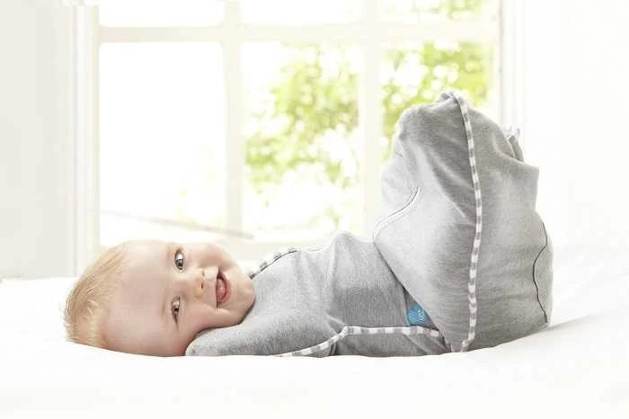 Love To Dream Swaddle UP - S dydis - pilkas - 1 ŽINGSNIS Originalus