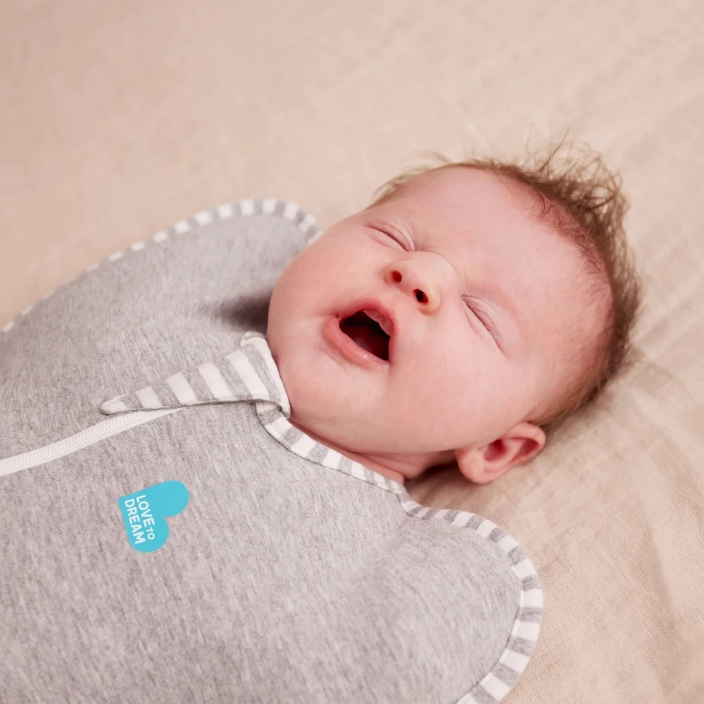 Love To Dream Swaddle UP - S dydis - pilkas - 1 ŽINGSNIS Originalus