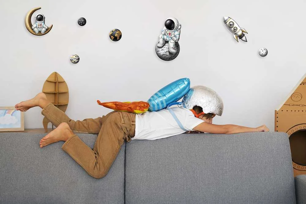 Marko Dekoracje Scienne 3D sienų dekoracijos iš „Space Collection“ serijos – ASTRONAUT
