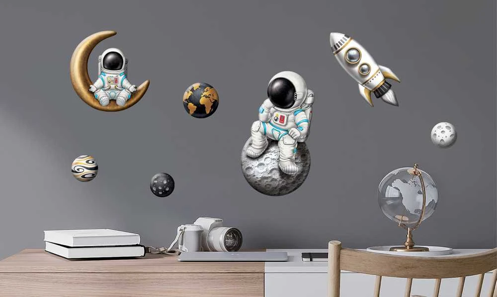 Marko Dekoracje Scienne 3D sienų dekoracijos iš „Space Collection“ serijos – ASTRONAUT