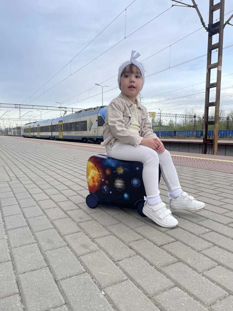 Kelioninis Marko Riding dėklas kelionėms - saulės sistema - kosmoso kolekcija