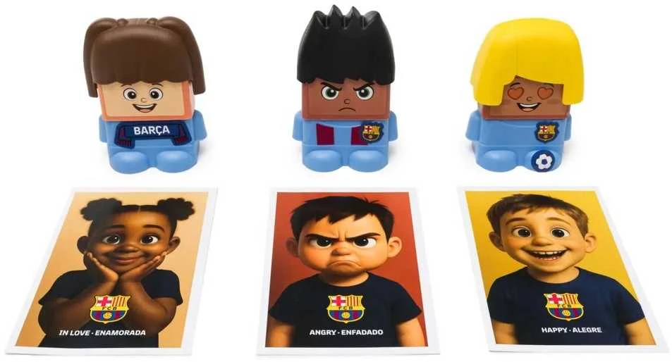 „Miniland Barcelona“ tikras edukacinis žaidimas „Emoteam FC Barcelona“.