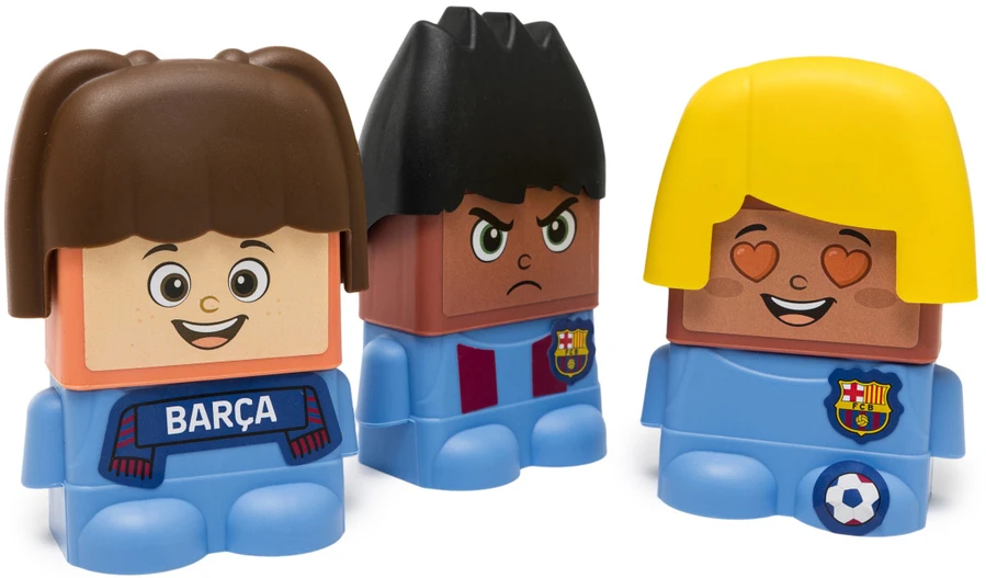 „Miniland Barcelona Real EMOTITEAM“ – pilnos edukacinės figūrėlės FC Barcelona