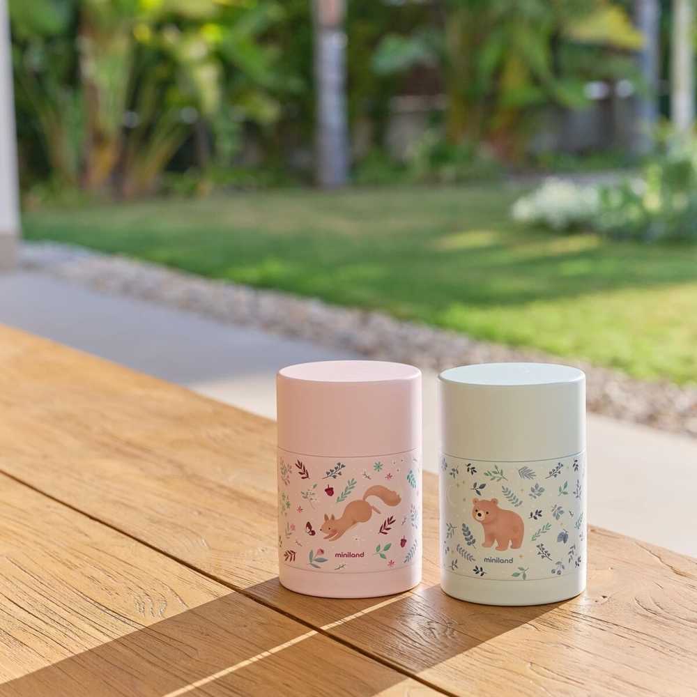Miniland Dreamland Crvsh termosas maistui 600 ml - Meškiukai